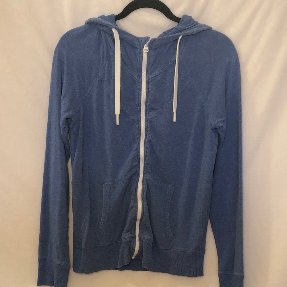 Zella Blue Full-Zip Jacket